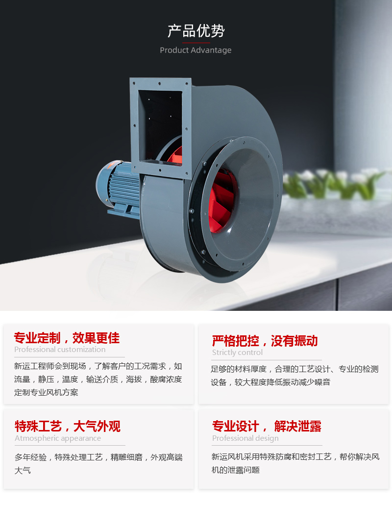 不鏽鋼（gāng）離心風機報價
